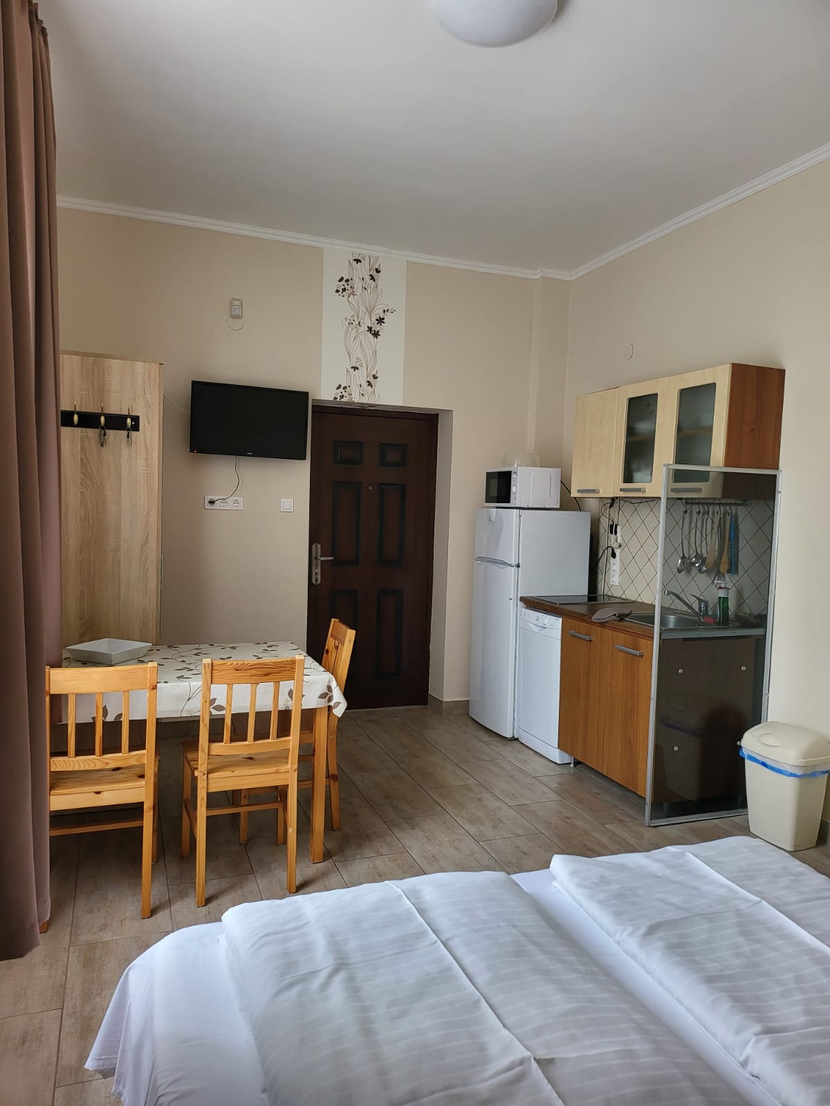 A kétfős apartman minikonyhája