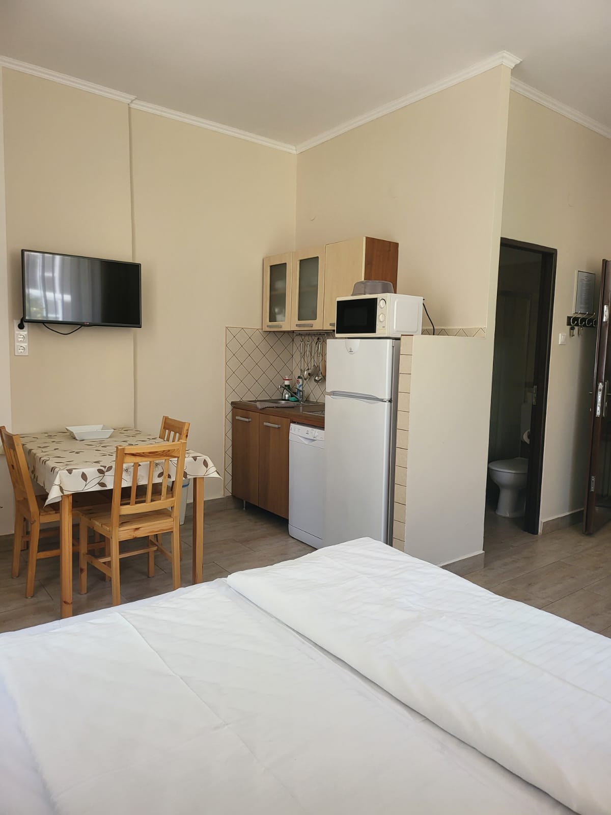 Négyfős apartman étkezővel és konyhasarokkal a Krisztina Villában